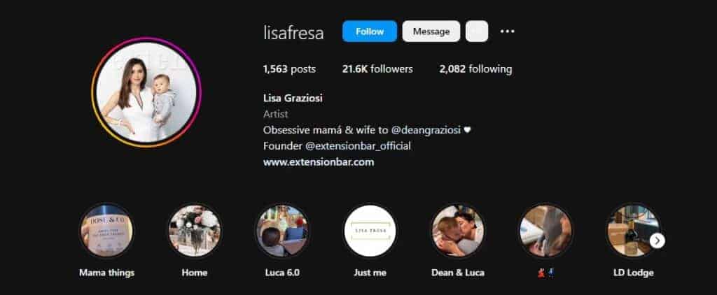 lisa Graziosi instagram